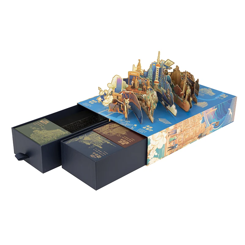 Schubladen-Papierbox aus Pappe