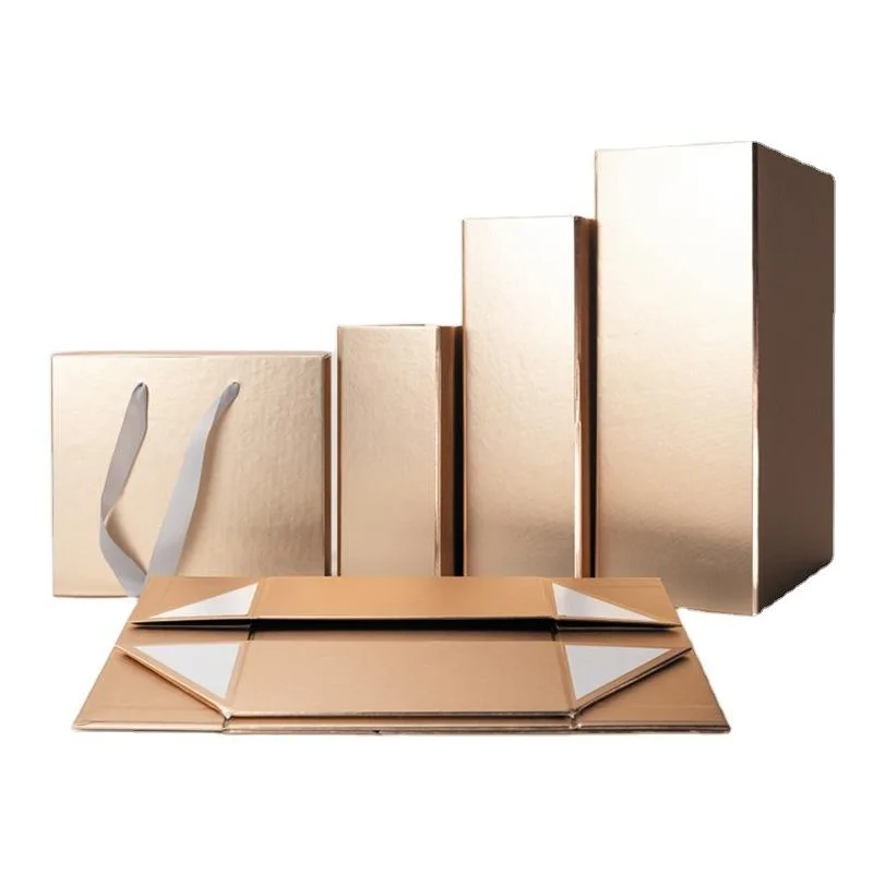 Zusammenklappbare Geschenkbox für einfachen Transport